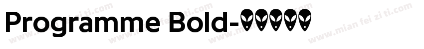 Programme Bold字体转换